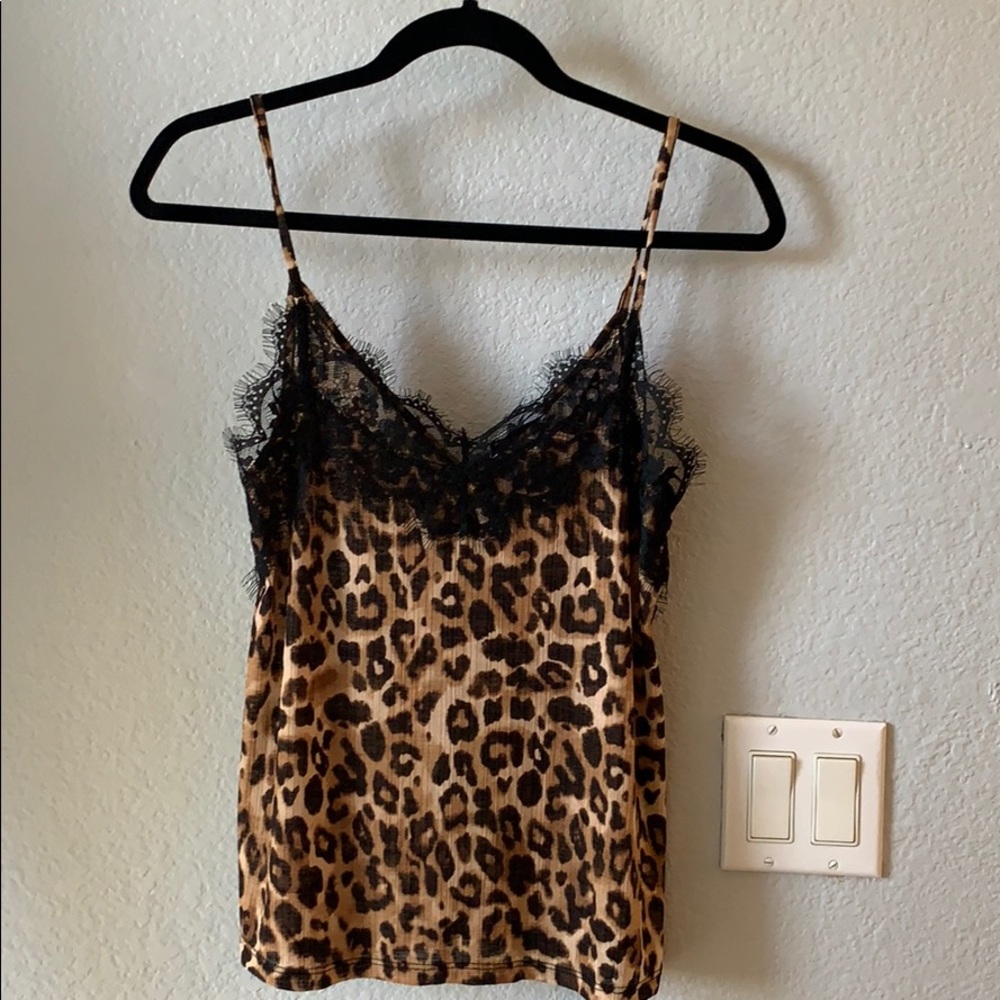 Leopard print camisole
